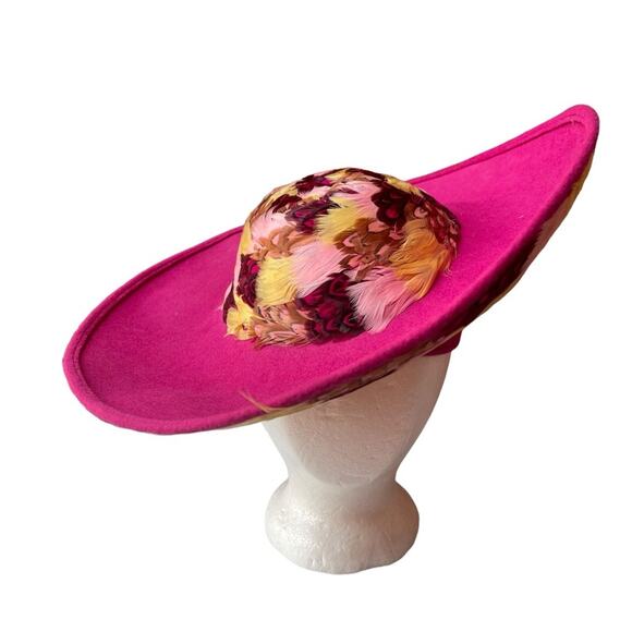 Jack Mcconnell New York Ladies Felt Hat W/ Feathers main image 6